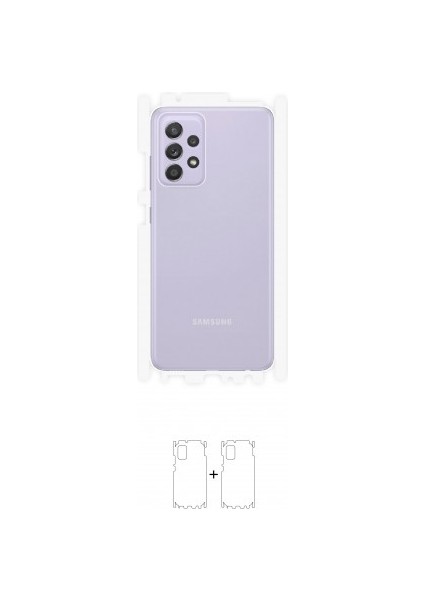 Galaxy A52S 5g Arka Yan Koruyucu Darbe Emici Poliüretan Film Amerika Üretimi