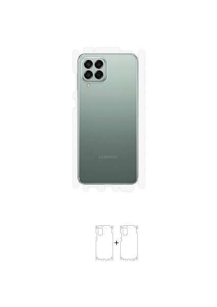 Galaxy M33 Arka Yan Koruyucu Darbe Emici Poliüretan Film Amerika Üretimi