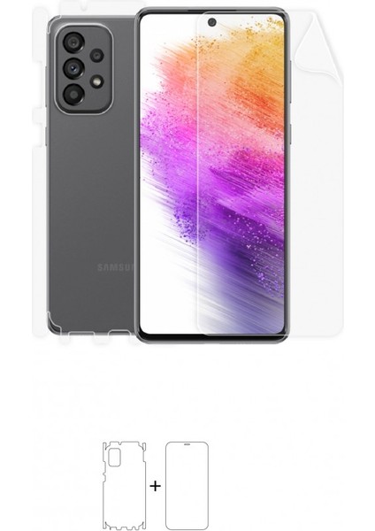 Galaxy A73 5g Full Body Ekran Koruyucu Ön Arka Yan Darbe Emici Poliüretan Film