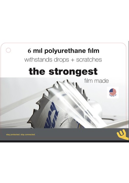 Galaxy S21 Ekran Koruyucu Darbe Emici Poliüretan Film Amerika Üretimi