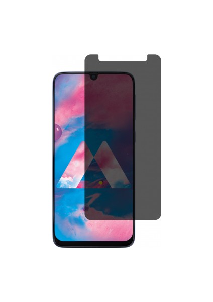 Galaxy M30 Mat Hayalet Ekran Koruyucu Yandan Bakınca Görünmeyen Ekran Privacy Ekran Koruyucu