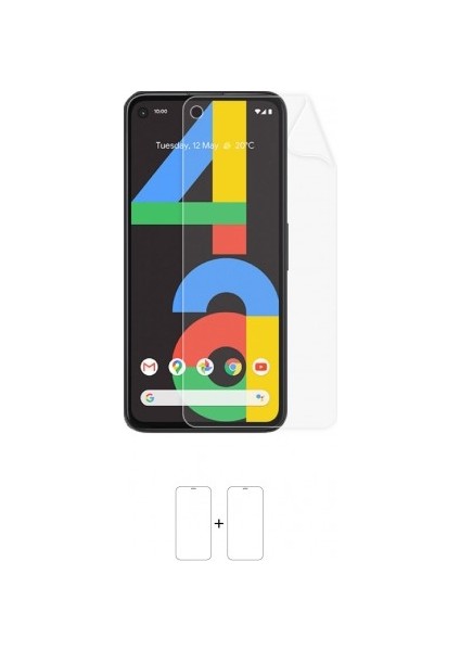 Google Pixel 4A Ekran Koruyucu Darbe Emici Poliüretan Film Amerika Üretimi