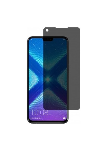 Honor X8 Mat Hayalet Ekran Koruyucu Yandan Bakınca Görünmeyen Ekran Privacy Ekran Koruyucu