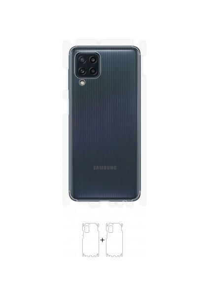 Galaxy M32 Arka Yan Koruyucu Darbe Emici Poliüretan Film Amerika Üretimi