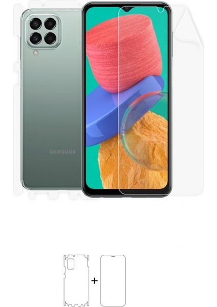 Galaxy M33 Full Body Ekran Koruyucu Ön Arka Yan Darbe Emici Poliüretan Film