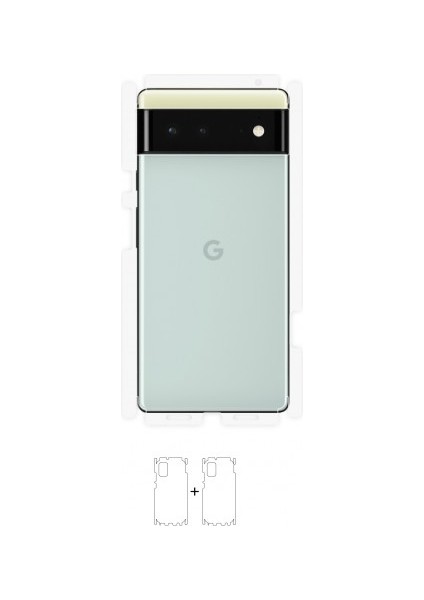 Google Pixel 6 Arka Yan Koruyucu Darbe Emici Poliüretan Film Amerika Üretimi