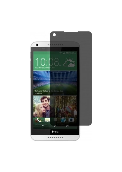 Htc Desire 816 Mat Hayalet Ekran Koruyucu Yandan Bakınca Görünmeyen Ekran Privacy Ekran Koruyucu