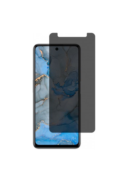 General Mobile Gm 22 Pro Mat Hayalet Ekran Koruyucu Yandan Bakınca Görünmeyen Privacy Ekran Koruyucu