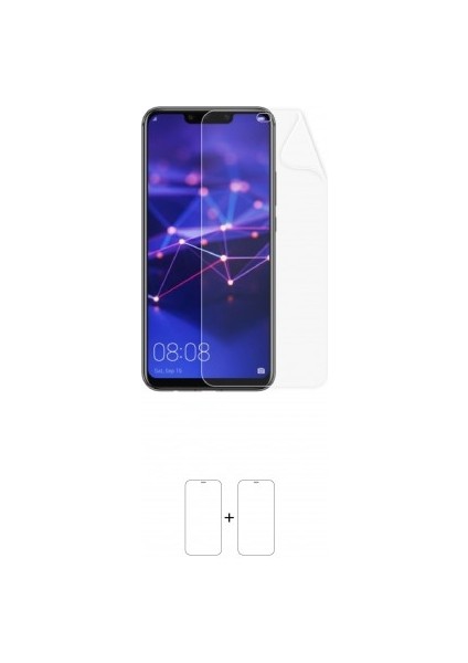 Huawei Mate 20 Lite Ekran Koruyucu Darbe Emici Poliüretan Film Amerika Üretimi
