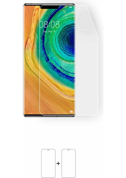 Huawei Mate 30 Pro Ekran Koruyucu Darbe Emici Poliüretan Film Amerika Üretimi