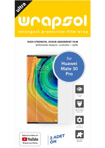 Huawei Mate 30 Pro Ekran Koruyucu Darbe Emici Poliüretan Film Amerika Üretimi fiyatları