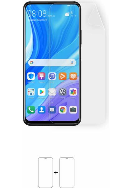 Huawei P Smart Pro 2020 Ekran Koruyucu Darbe Emici Poliüretan Film Amerika Üretimi