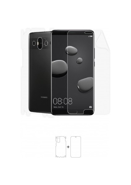 Huawei Mate 10 Full Body Ekran Koruyucu Ön Arka Yan Darbe Emici Poliüretan Film
