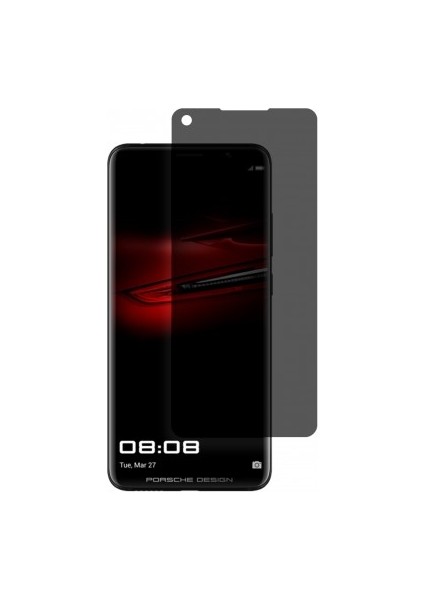 Huawei Mate Rs Porsche Design Mat Hayalet Ekran Koruyucu Yandan Bakınca Görünmeyen Ekran Privacy