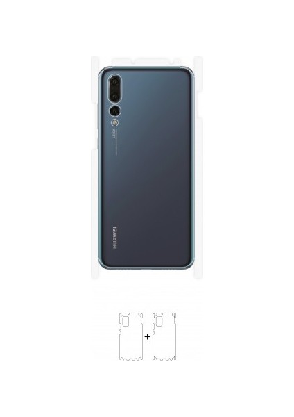 Huawei P20 Pro Arka Yan Koruyucu Darbe Emici Poliüretan Film Amerika Üretimi