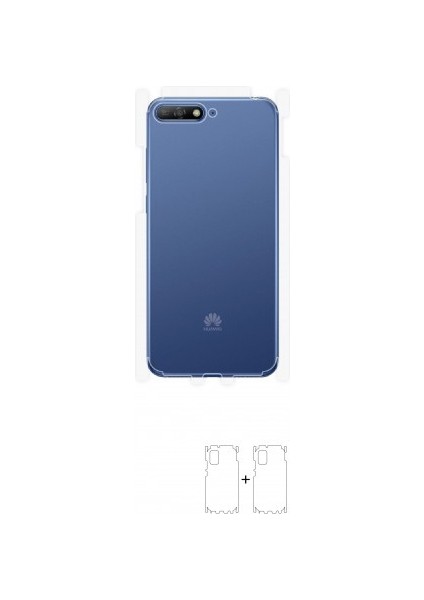 Huawei Y6 2018 Arka Yan Koruyucu Darbe Emici Poliüretan Film Amerika Üretimi