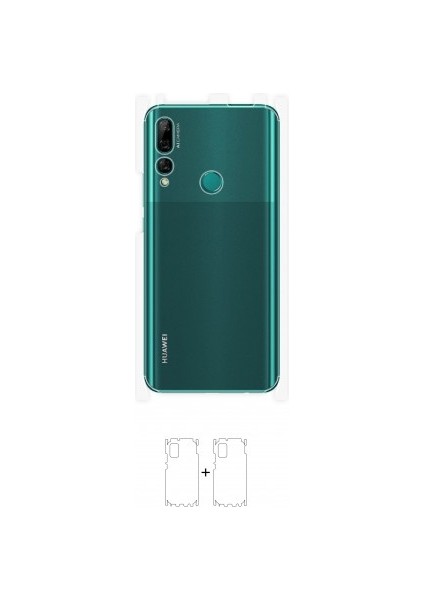 Huawei Y9 Prime 2019 Arka Yan Koruyucu Darbe Emici Poliüretan Film Amerika Üretimi