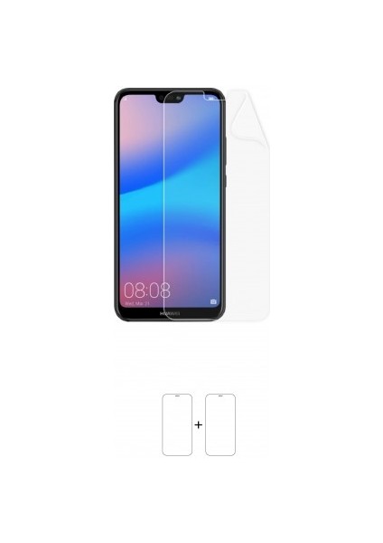 Huawei P20 Lite Ekran Koruyucu Darbe Emici Poliüretan Film Amerika Üretimi