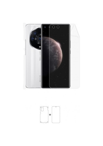 Honor Magic 3 Pro Plus Full Body Ekran Koruyucu Ön Arka Yan Darbe Emici Poliüretan Film