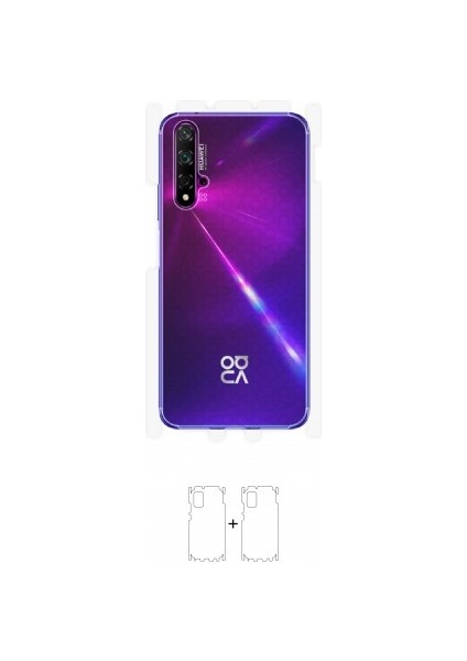 Huawei Nova 5t Arka Yan Koruyucu Darbe Emici Poliüretan Film Amerika Üretimi