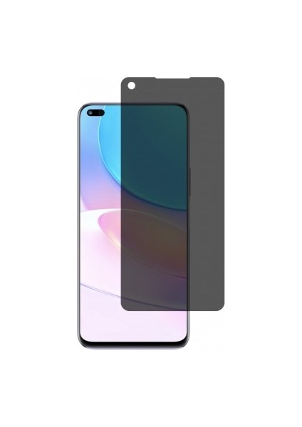 Huawei Nova 8i Mat Hayalet Ekran Koruyucu Yandan Bakınca Görünmeyen Ekran Privacy Ekran Koruyucu