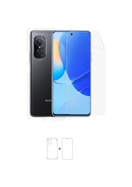 Huawei Nova 9 Se Full Body Ekran Koruyucu Ön Arka Yan Darbe Emici Poliüretan Film