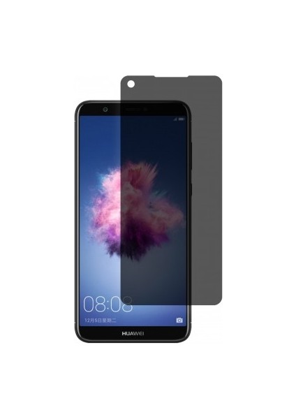Huawei P Smart 2018 Mat Hayalet Ekran Koruyucu Yandan Bakınca Görünmeyen Privacy Ekran Koruyucu