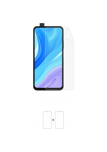 Huawei Y9 Pro 2020 Ekran Koruyucu Darbe Emici Poliüretan Film Amerika Üretimi