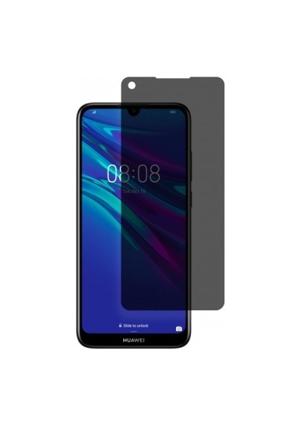 Huawei Y6 2019 Mat Hayalet Ekran Koruyucu Yandan Bakınca Görünmeyen Ekran Privacy Ekran Koruyucu