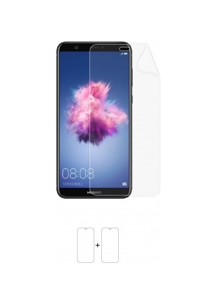 Huawei P Smart 2018 Ekran Koruyucu Darbe Emici Poliüretan Film Amerika Üretimi