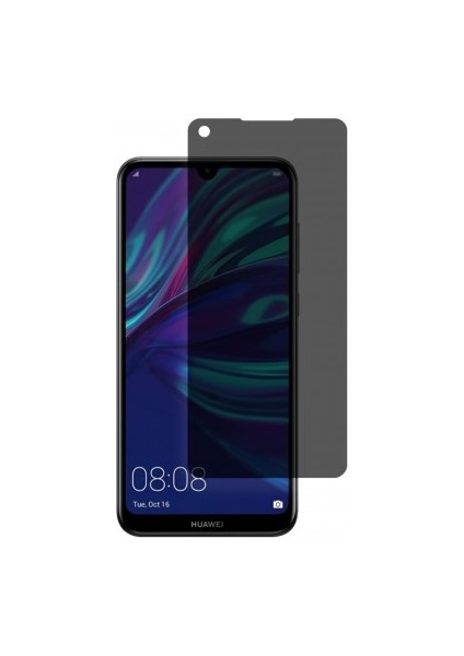 Huawei Y7 Prime 2019 Mat Hayalet Ekran Koruyucu Yandan Bakınca Görünmeyen Privacy Ekran Koruyucu