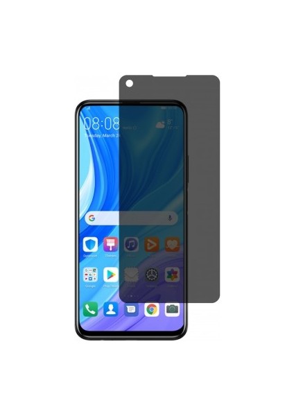 Huawei P Smart Pro 2020 Mat Hayalet Ekran Koruyucu Yandan Bakınca Görünmeyen Privacy Ekran Koruyucu