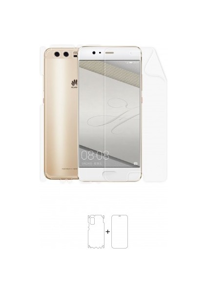 Huawei P10 Plus Full Body Ekran Koruyucu Ön Arka Yan Darbe Emici Poliüretan Film