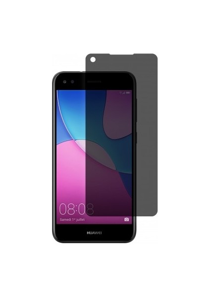 Huawei P9 Lite Mini Mat Hayalet Ekran Koruyucu Yandan Bakınca Görünmeyen Privacy Ekran Koruyucu