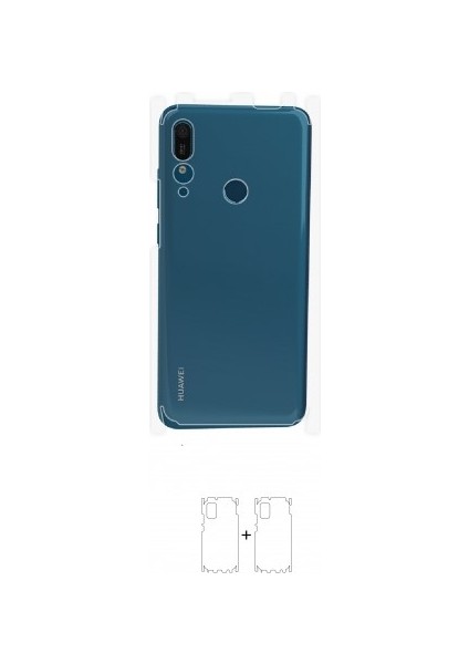 Huawei Y6 Prime 2019 Arka Yan Koruyucu Darbe Emici Poliüretan Film Amerika Üretimi