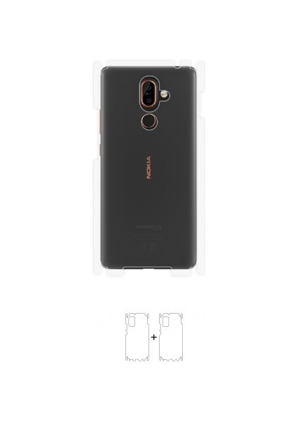 Nokia 7 Plus Arka Yan Koruyucu Darbe Emici Poliüretan Film Amerika Üretimi