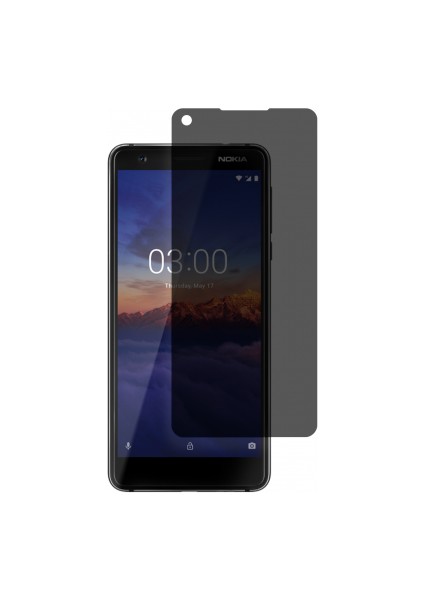 Nokia 3.1 Mat Hayalet Ekran Koruyucu Yandan Bakınca Görünmeyen Ekran Privacy Ekran Koruyucu