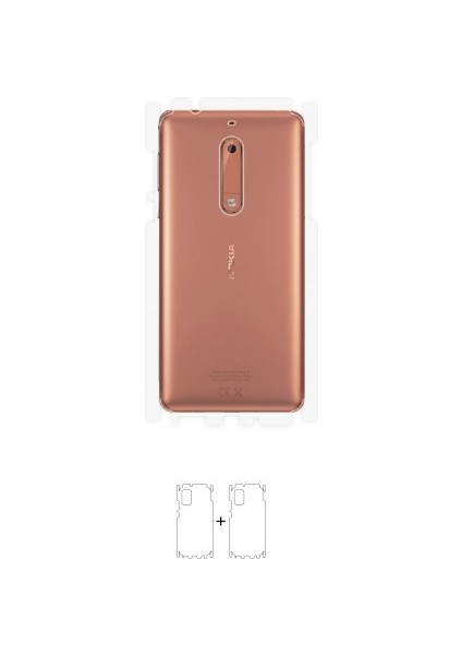 Nokia 5 Arka Yan Koruyucu Darbe Emici Poliüretan Film Amerika Üretimi