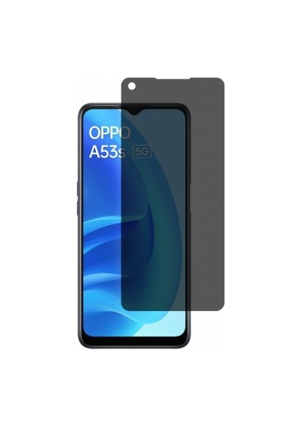 Oppo A53S 5g Mat Hayalet Ekran Koruyucu Yandan Bakınca Görünmeyen Ekran Privacy Ekran Koruyucu