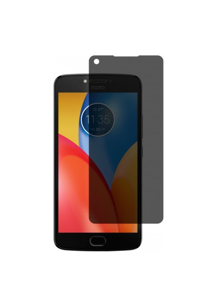 Motorola E4 Plus Mat Hayalet Ekran Koruyucu Yandan Bakınca Görünmeyen Ekran Privacy Ekran Koruyucu