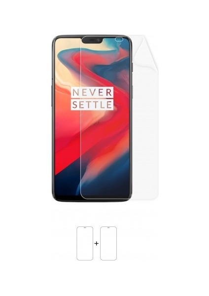 Oneplus 6 Ekran Koruyucu Darbe Emici Poliüretan Film Amerika Üretimi