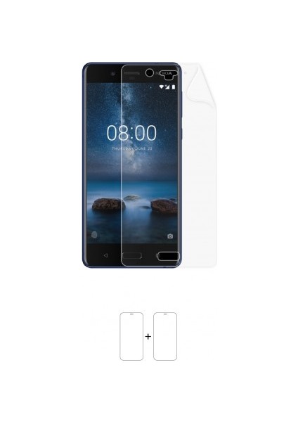 Nokia 8 Ekran Koruyucu Darbe Emici Poliüretan Film Amerika Üretimi