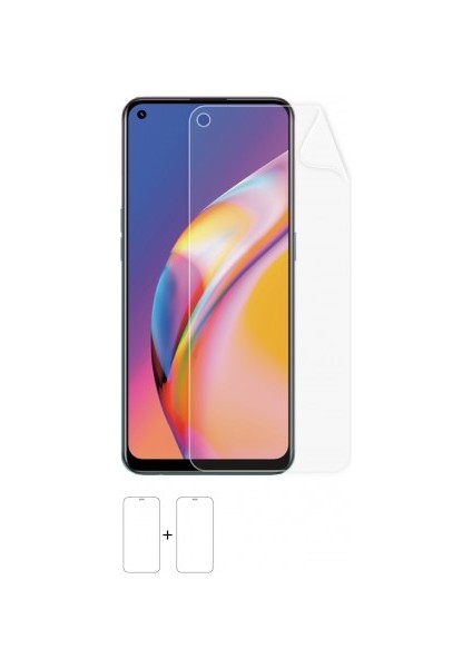 Oppo Reno 5 Lite Ekran Koruyucu Darbe Emici Poliüretan Film Amerika Üretimi