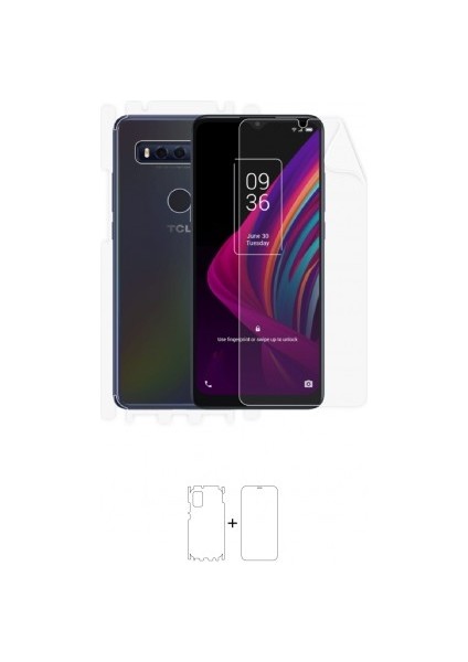 Tcl 10SE Full Body Ekran Koruyucu Ön Arka Yan Darbe Emici Poliüretan Film