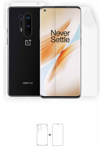 Oneplus 8 Pro Full Body Ekran Koruyucu Ön Arka Yan Darbe Emici Poliüretan Film