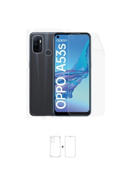 Oppo A53S Full Body Ekran Koruyucu Ön Arka Yan Darbe Emici Poliüretan Film
