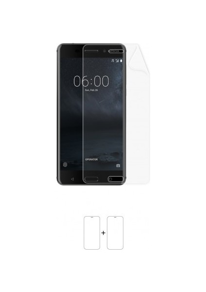 Nokia 6 Ekran Koruyucu Darbe Emici Poliüretan Film Amerika Üretimi