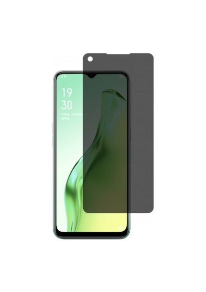 Oppo A31 Mat Hayalet Ekran Koruyucu Yandan Bakınca Görünmeyen Ekran Privacy Ekran Koruyucu