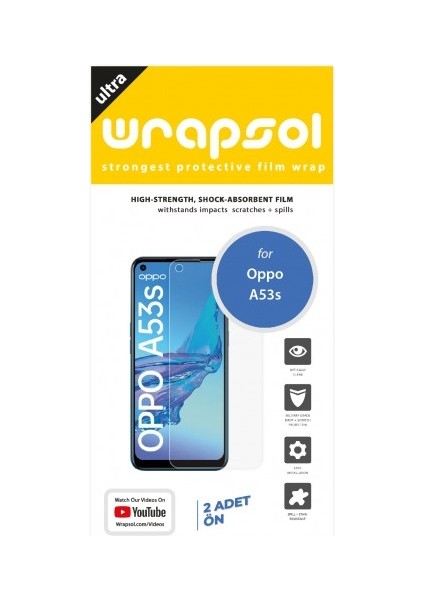 Oppo A53S Ekran Koruyucu Darbe Emici Poliüretan Film Amerika Üretimi fiyatları