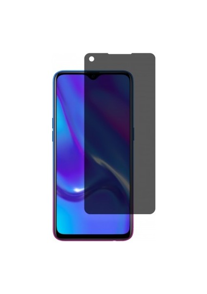Oppo RX17 Neo Mat Hayalet Ekran Koruyucu Yandan Bakınca Görünmeyen Ekran Privacy Ekran Koruyucu